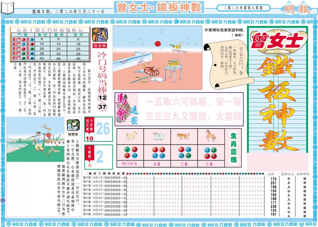 080期曾女士铁板神数A[图]